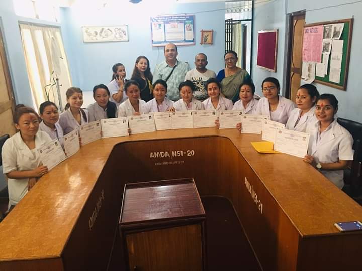 SBA participants in AMDA Hospital